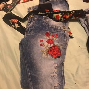 Jeans from Mexico rose jeans